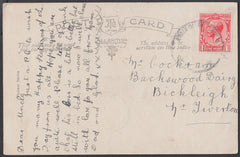 75571 - DEVON. 1925 post card to Bickleigh with KGV 1d can...