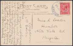 75593 - DEVON. 1922 post card of Exeter to Paignton with K...