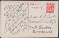 75594 - DEVON. 1923 post card to North Cadbury, Somerset w...