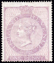 75724 - POSTAL FISCAL. 1860 1d lilac (SGF9) a good part og...