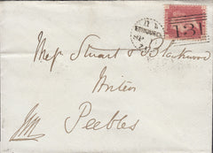 76096 - EDINBURGH DOTTED CIRCLE TYPE A9 (RA9)/PL.134(SG43)(HG). Envelo...