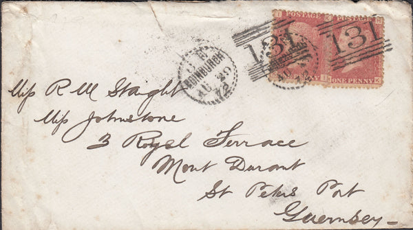 76104 - EDINBURGH DOTTED CIRCLE TYPE A9 (RA9)/PL.140(SG43)(KI HK). Envelo...