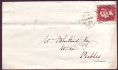 76136 - EDINBURGH DOTTED CIRCLE TYPE A1 (RA1). 1860 envelo...