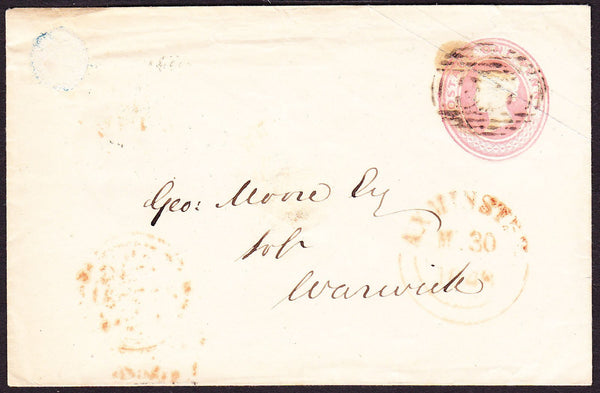 76180 - DEVON. THE "37" BARRED NUMERAL OF SEATON. 1848 1d ...
