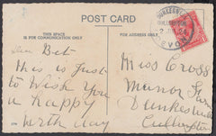 76363 - DEVON. 1924 post card to Dunkeswell with KGV 1d ca...