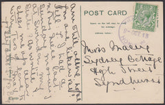 76409 - DEVON. 1913 post card of Braunton to Lyndhurst wit...