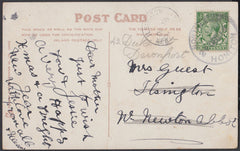 76417 - DEVON. 1914 post card of Dartmoor to Newton Abbott...