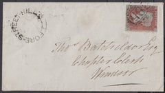 76499 - DEVON. 1848 envelope Exeter to Windsor with three ...