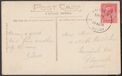 76525 - DEVON. 1926 post card of Salcombe to Plymouth with...