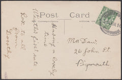 76537 - DEVON. 1916 post card of Chalaborough to Plymouth ...