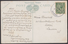 76541 - DEVON. 1917 post card of Bantham to London with KG...