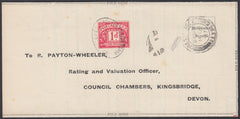 76605 - 1937 UNDERPAID MAIL. Printed wrapper re prop...