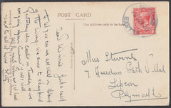 76624 - DEVON. 1920 post card of Rougemont Garden to Plymo...