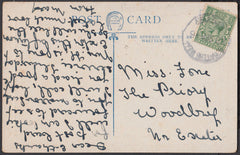 76631 - DEVON. 1916 post card used locally with KGV ½d can...