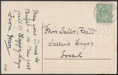76635 - DEVON. 1911 post card to "Fallants Hayes, Local" w...