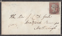 76643 - DEVON. 1849 envelope Totness to Hatherleigh with t...