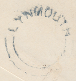 76684 - BLUE '970' NUMERAL OF LYNMOUTH (DEVON) IN BLUE ON COVER (SPEC C1ub)/PL.177 (SG17)(NC).
