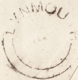 76688 - 1858 DEVON/'LYNMOUTH' UDC/PL.177(CJ). 1858 envelope Lynmouth to South ...