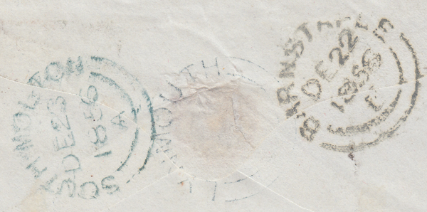 76690 - PALE BLUE '790' NUMERAL OF LYNMOUTH (DEVON) ON COVER (SPEC C1ub)/PL.45 (SG29)(DL).
