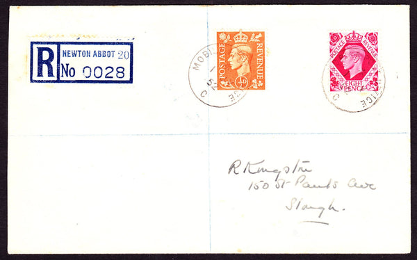 76739 - DEVON/1952 ROYAL SHOW. Envelope sent registered ma...