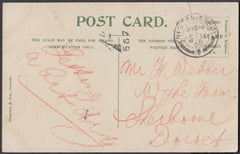 76841 - 1908 UNPAID MAIL NEWTON ABBOT TO SHERBORNE.