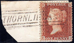 77108 CIRCA 1856 'THORNLIEBANK' TYPE V SCOTS LOCAL (CO.RENFREW) ON PIECE.