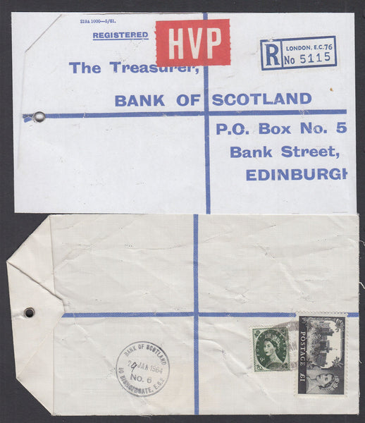 77627 - 1964 HIGH VALUE PACKET SERVICE/£1 CASTLE ISSUE. Li...