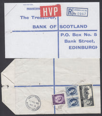 77633 - 1963 HIGH VALUE PACKET SERVICE/£1 CASTLE ISSUE. Li...