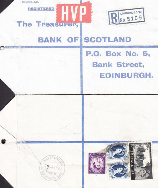 77651 - 1964 HIGH VALUE PACKET SERVICE/£1 CASTLE ISSUE. Li...