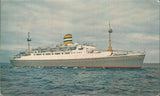 77686 - 1956 SOUTHAMPTON PAQUEBOT CANCELLATION. 1956 post card of "S.S.MAASDAM" - Holland-America ...