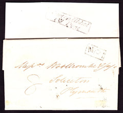 77748 - DEVON. 1826 entire Torquay to Plymouth with fine b...