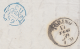 77759 - 1859 MAIL LONDON TO ITALY/LATE FEE/PL.60(CJ)(SG40). Ent...