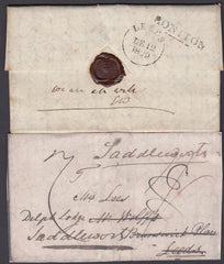 77865 - DEVON. 1829 entire (cross written letter) Honiton ...