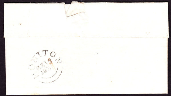 77867 - DEVON. 1831 wrapper Honiton to Exeter, postal char...