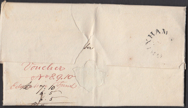 77992 - DEVON. 1828 letter Brixham to Plymouth dated Sept ...