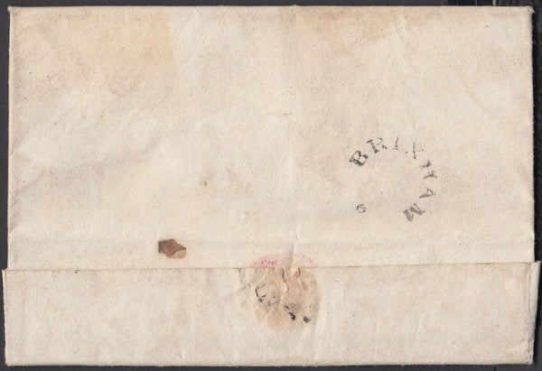 77994 - DEVON. 1831 entire Brixham to Totness (soiled) dat...