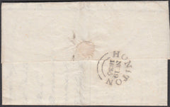 78002 - DEVON. 1836 letter Honiton to Chard dated 19 Nov b...
