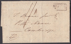 78172 - DEVON. 1838 entire (cross written) Babbicombe to C...