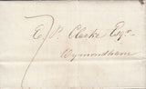 78227 - 1829 MAIL SCARNING (NORFOLK) TO WYMONDHAM 'DEREHAM' HAND STAMP (NK90b).