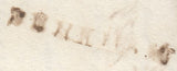 78227 - 1829 MAIL SCARNING (NORFOLK) TO WYMONDHAM 'DEREHAM' HAND STAMP (NK90b).