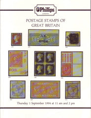 78306 - POSTAGE STAMPS OF GREAT BRITAIN - PHILLIPS AUCTION...
