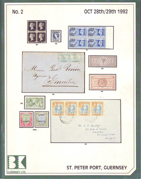 78314 - BRIDGER and KAY Auction catalogue October 1992 inclu...
