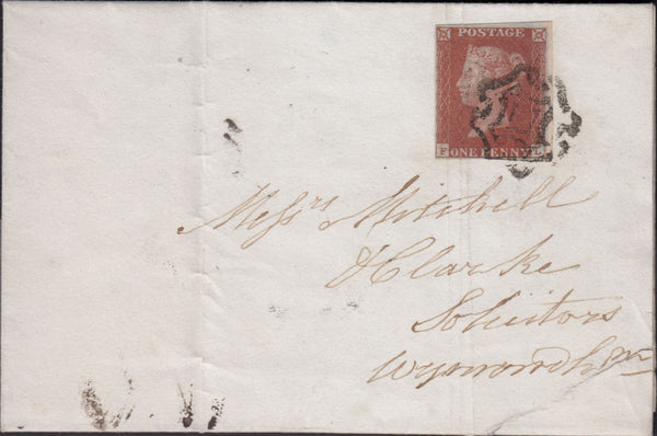 78378 - THE DISTINCTIVE MALTESE CROSS OF NORWICH ON 1844 TURNED COVER (Spec B1ts).