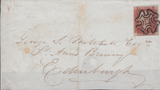 78406 - MONTROSE MALTESE CROSS ON COVER (SPEC.B1tq). 1841 part wrapper