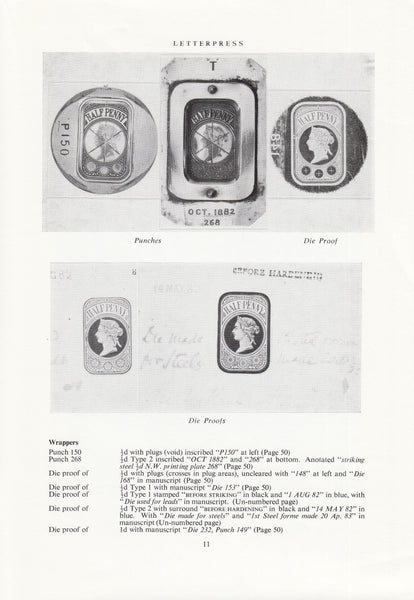 78614 'THE DE LA RUE PUNCH BOOK' by Alan Huggins. Pamphlet...