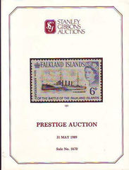 78615 - PRESTIGE AUCTION 31 MAY 1989 by Stanley Gibbons. A...