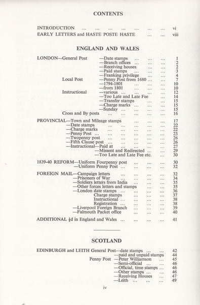 78628 - 'THE POSTAL HISTORY OF GREAT BRITAIN AND IRELAND' by R M Willcocks (1972).