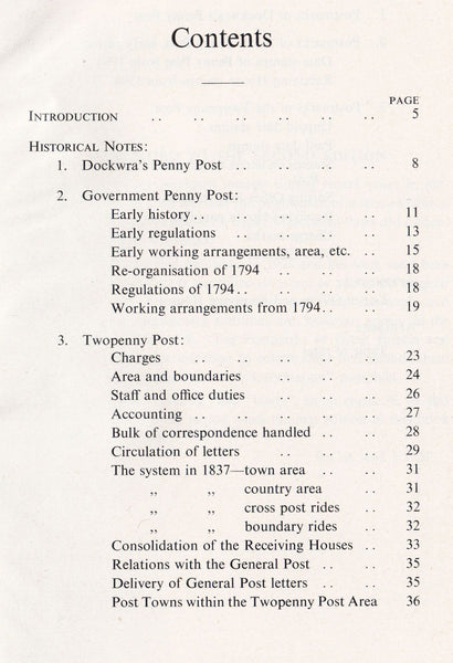 78800 'THE LOCAL POSTS OF LONDON 1680-1840' by George Brumell