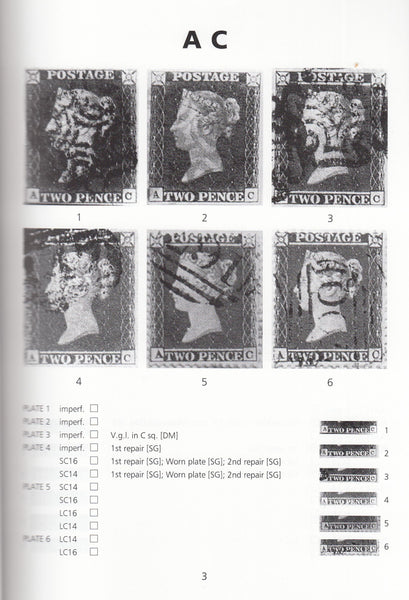 78849 - TWO PENCE BLUE: PLATING GUIDE compiled by Mike Jac...