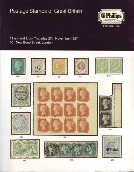 78882 - POSTAGE STAMPS OF GREAT BRITAIN: Phillips Auction ...
